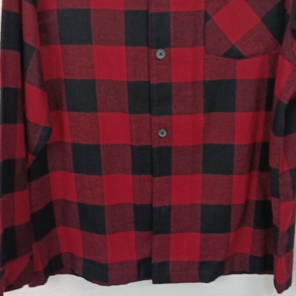 Roundtree & Yorke Men Red and Black Plaid Pajama Set Sz L - Picture 5 of 16